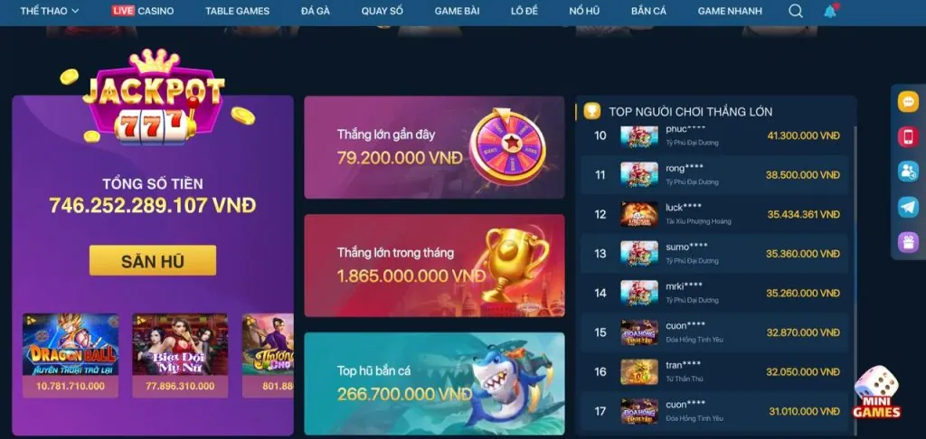 Các trò chơi đa dạng tại hcm666 link mới